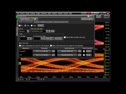 Capa de Using the Infiniium real time scope  Equalization Feature