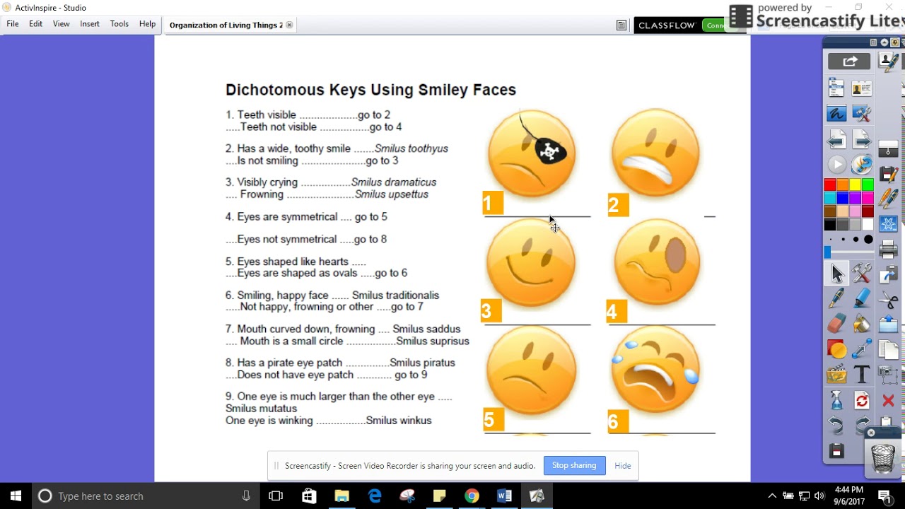 lesson-1-8-classification-usign-dichotomous-keys-and-cladistics-youtube