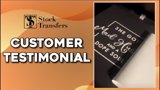 Stock Transfers Customer Testimonial - Chris