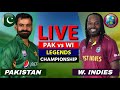 Pakistan Champions vs West Indies Champions Live - Match 11 | PAK vs WI Live | Scores & Commentary