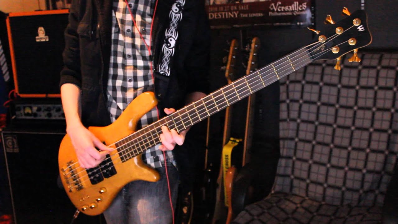 Clock Strikes One Ok Rock Bass Cover W Tabs Youtube