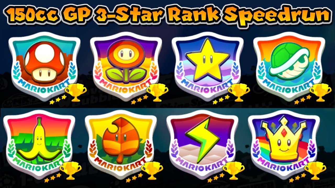 Mario Kart World - 150cc All-Cup Grand Prix 3-Star Rank Speedrun (Timer Wanted)