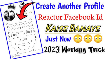 How To Unique Long Reactor Name Facebook Account Kaise Banaye Just Now 2023