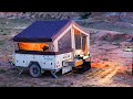 Drive 5,800km Across the Earth, Inflatable Tent Trailer Camping in the Mongolia