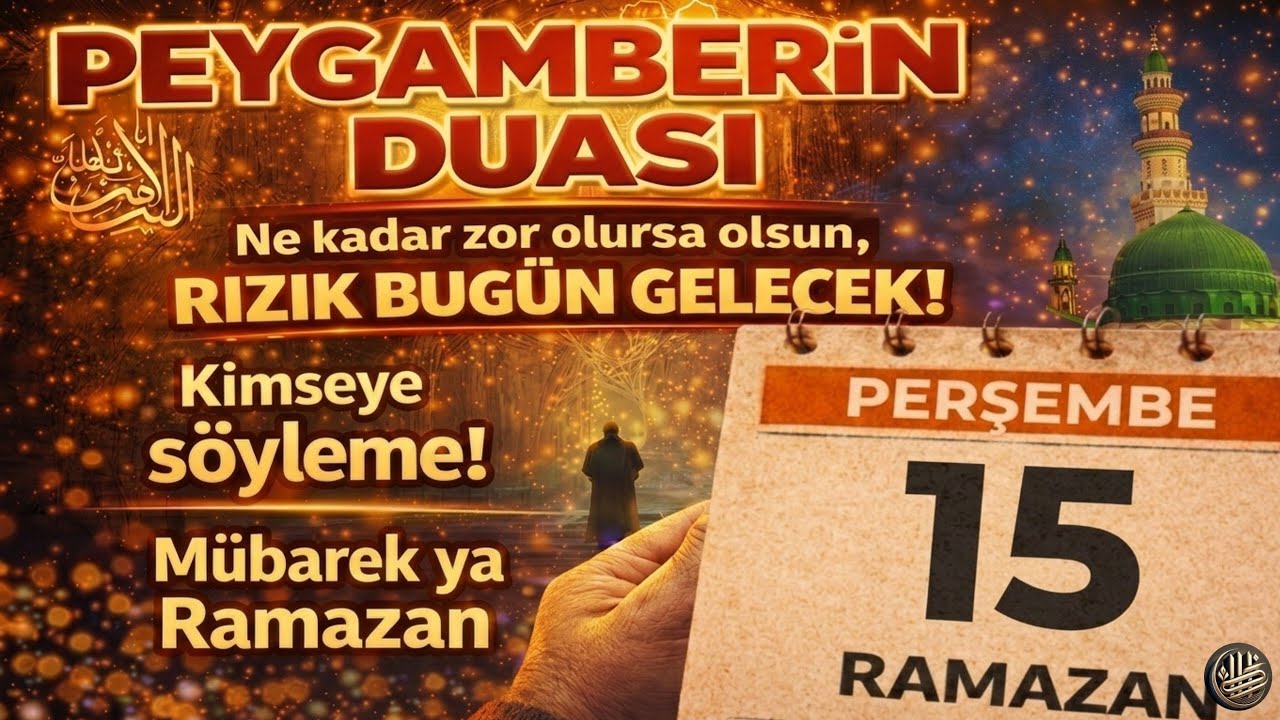 ✨15 RAMAZAN🤲Hızır Peygamber’in Çok Güçlü Duası |Evladın ve ailen için ilahi yardım,koruma ve bereket