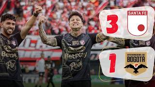 Independiente Santa Fe 3 - 1 Internacional de Bogota ⚽ LIGA BETPLAY ⭐ LIGA COLOMBIANA (CC 3.0) RADIO