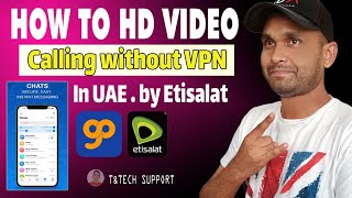 How to install & Use Go Chat app in UAE | HD video fast calling app | by Etisalat | T&tech support screenshot 1