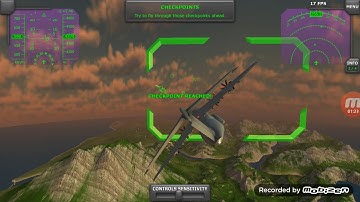 Turboprop  Flight Simulator. Basic training mission.