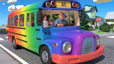 Wheels on the Bus Sound Variations |Remix Version GiggleTotsRhymes 