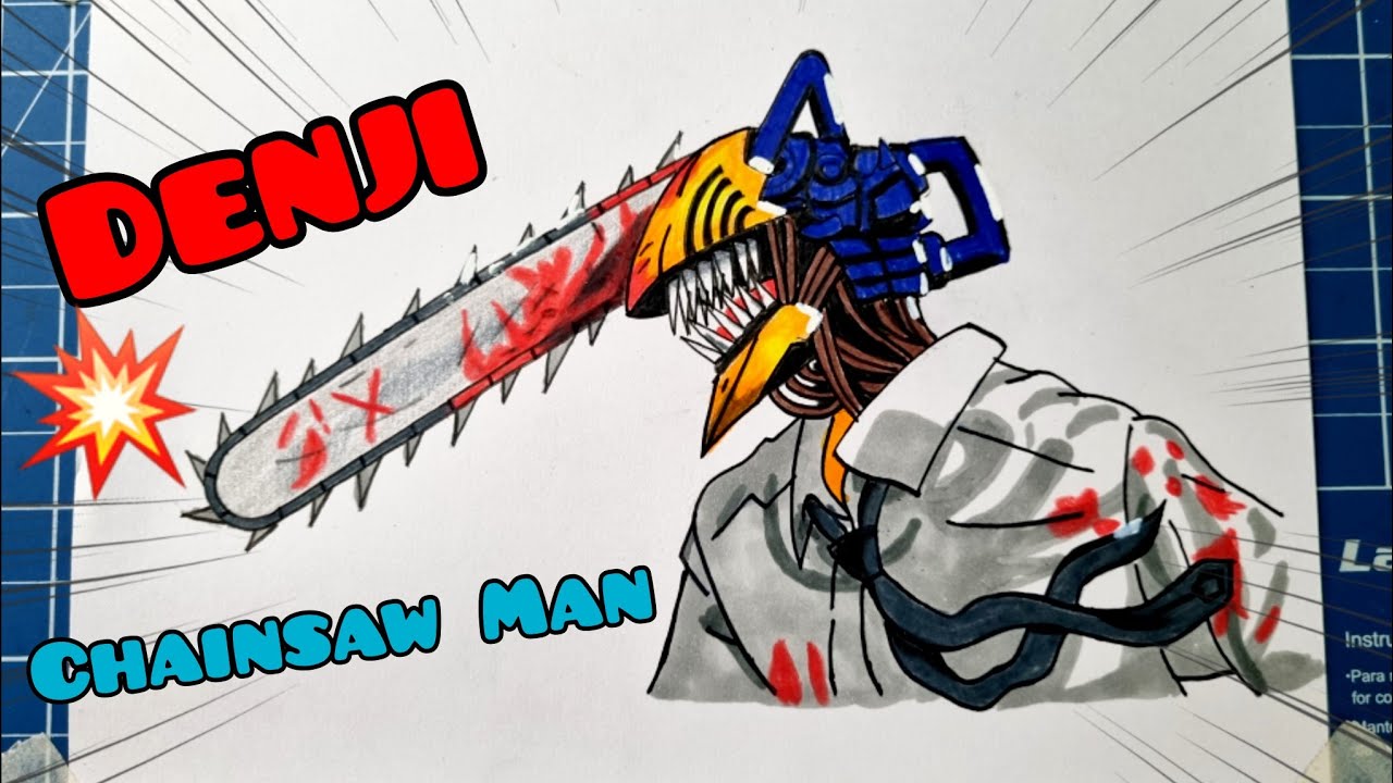 Speed drawing Denji de Chainsaw Man [ how to draw ]