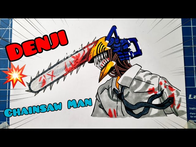 Speed drawing Denji de Chainsaw Man [ how to draw ] - YouTube