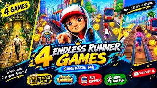 Full 🔥 4 Endless Runner Games You Need to Try! 🏃💨 | GameVerse Guide