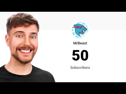MrBeast Hit 50 Subscribers!