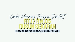 LOMBA KAMPUNG TANGGUH SAK RT TAHUN 2026 RT.17 RW. 05 DESA SEKARPURO