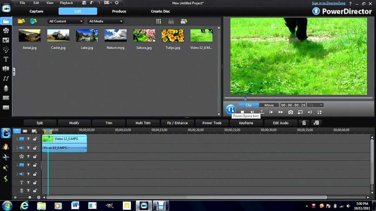 Color Correction, Enhancement, StabilizerPowerDirector Turorial YouTube
