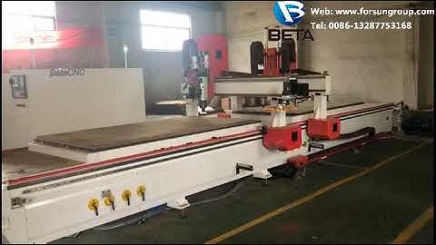 Forsun Double Gantry with Double Table ATC CNC Router for 3d wood foam working