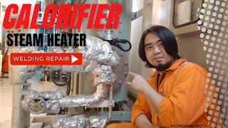 HOW TO OVERHAUL CALORIFIER STEAM HEATER ( REPAIR & PRESSURE TEST )/BUHAY MAKINISTA/VLOG35
