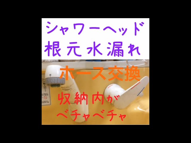 洗面蛇口 ホース水漏れ Mym Lfa547t8 化粧台 クリナップ Youtube