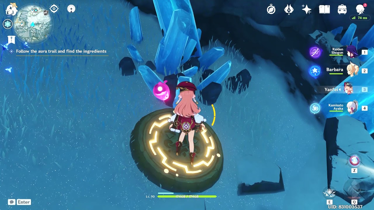 Genshin Path of Austere Frost Contraction-Contrived Cooking Course: Part 3 Cloud Retainer Puzzle