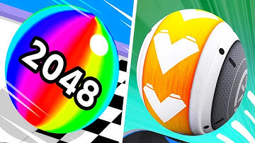 Ball Run 2048 I GyroSphere Trials GYRO BALLS - BIG NEW APK UPDATE - All Level Gameplay Android,ios