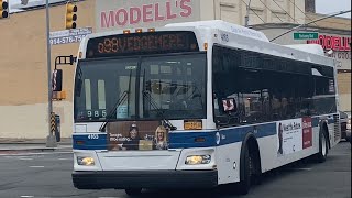 Q7, 11, 21, 41, 52/53 and 98V action in Rockaway Blvd