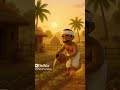 Village morning watering fun in fields #music #song #funny