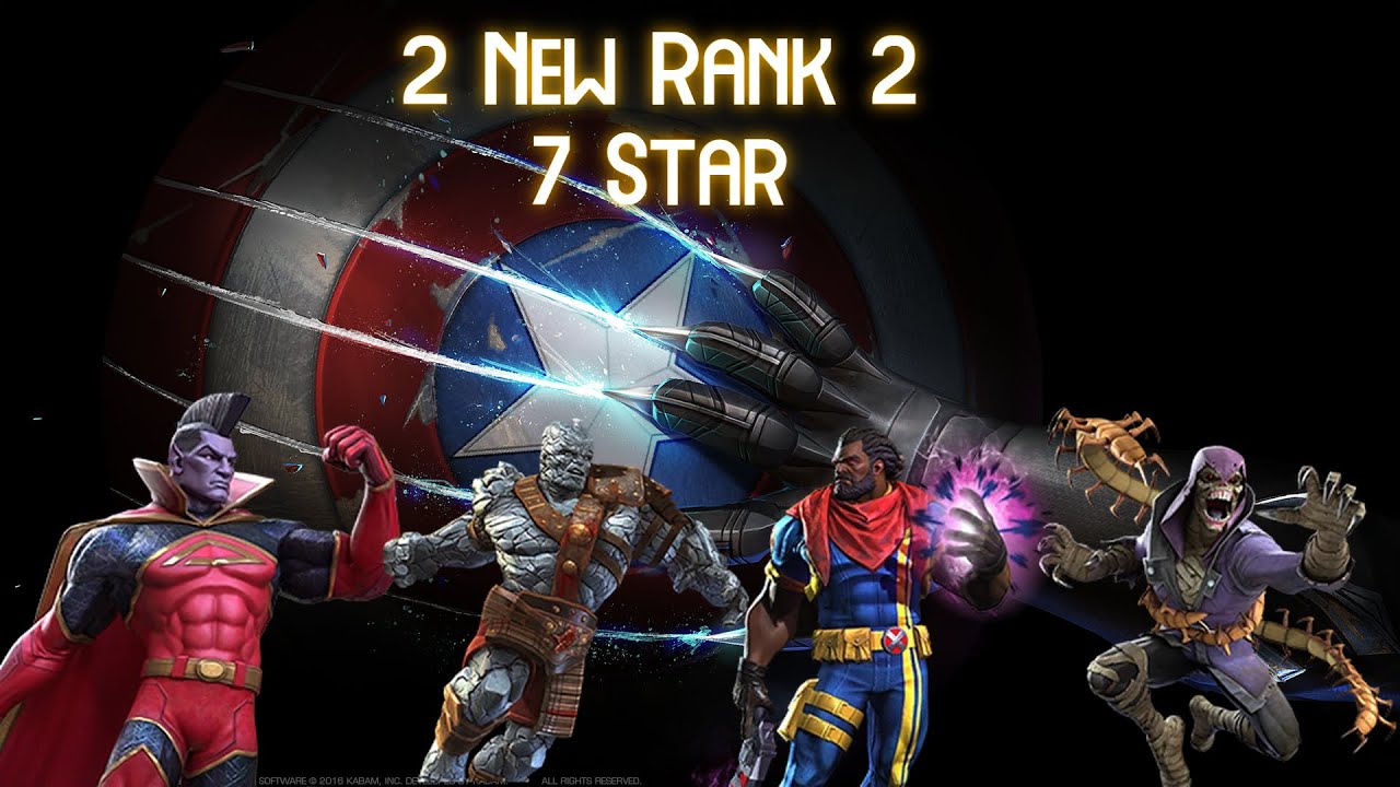 Unleashing Unprecedented Power 2 NEW RANK 2 7Star Champions Marvel