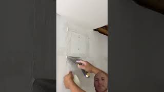 Fast drywall patch