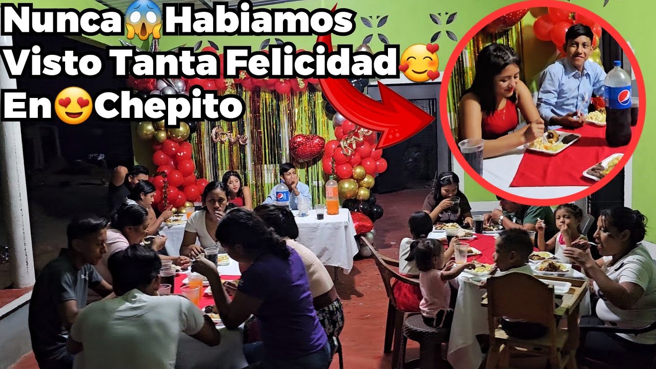 Chepito Ni C0mer😳Queria De Tanta Alegria Que Tenia Al Ser Novio De😍Yasmin/Asi Disfrutaron De La😋Cena