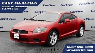 CarFive - Red 2009 Mitsubishi Eclipse GS Coupe - FWD - Gasoline - 4 Passengers.