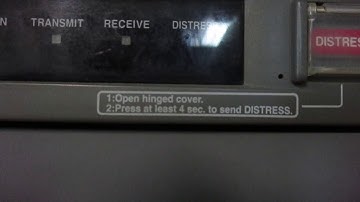 SAT C TELEX SENDING DISTRESS ALERT