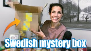 I opened a Swedish mystery box full of candy and snacks!