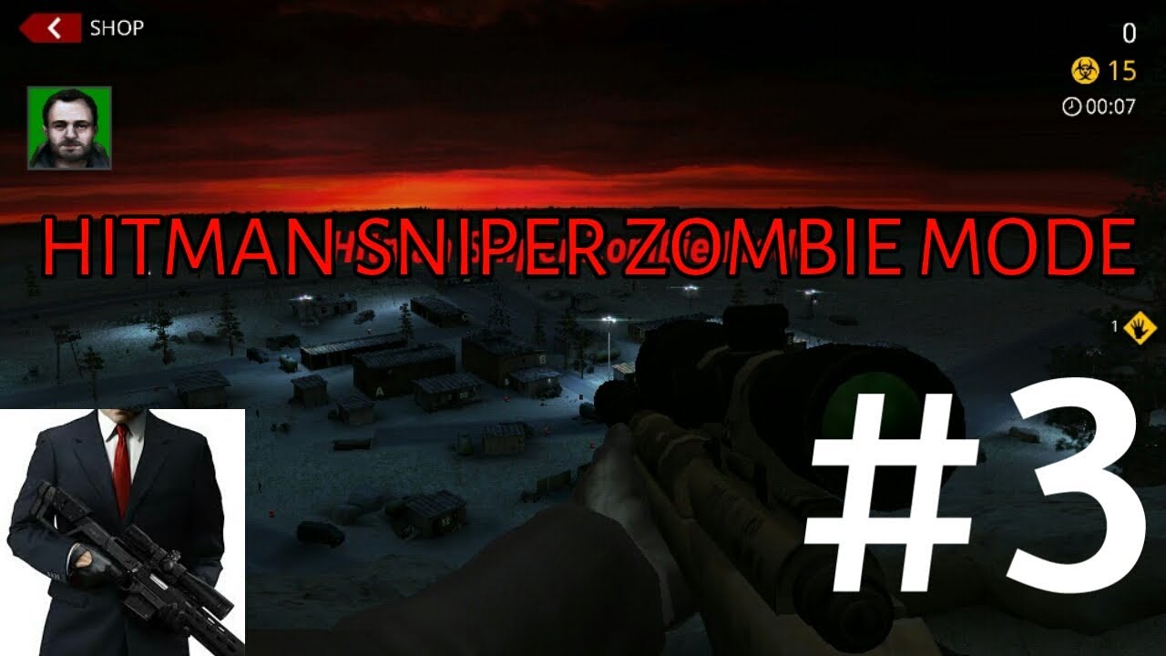 HITMAN SNIPER ZOMBIE ANDRIOD GAMEPLAY EXPERT MODE! YouTube