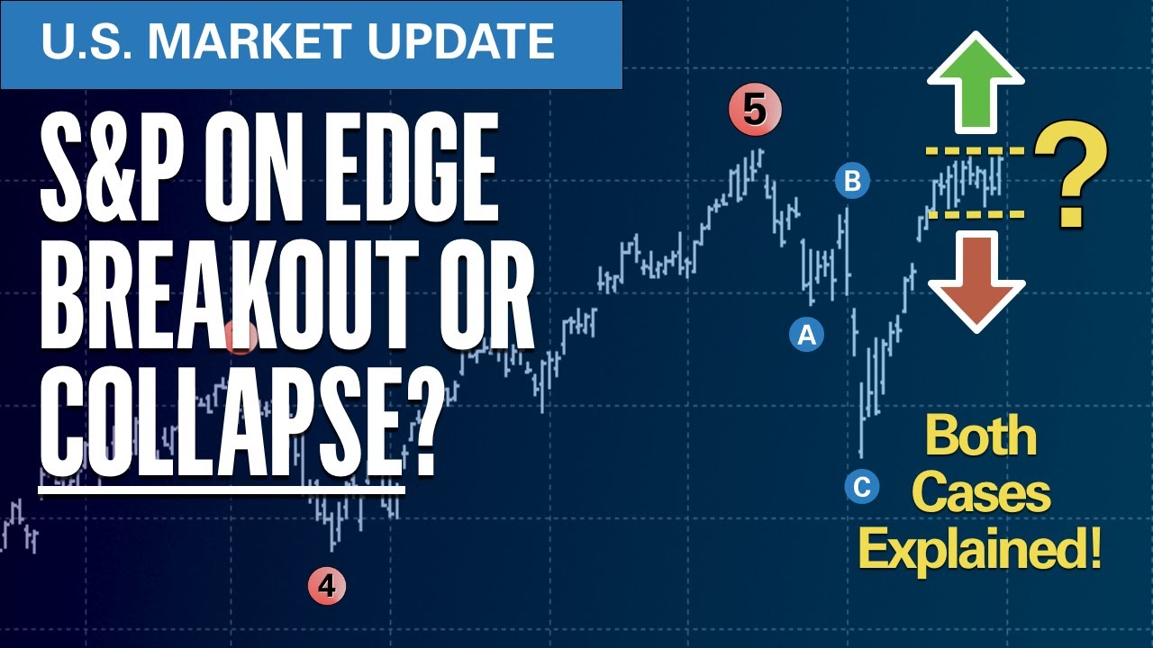 S&P on EDGE! Breakout or Collapse? Both Cases Explained | Elliott Wave ...