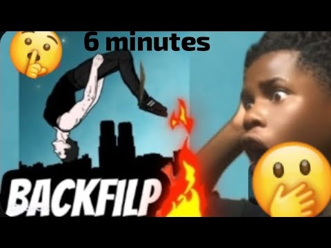 i leant how to do a backflip in less then 6 minutes?!!