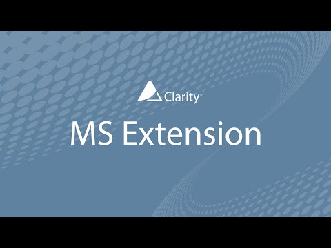 Clarity MS Extension