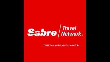 Sabre Training- Important Queue Commands #SabreTraining #GDSTraining #TravelAgent