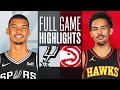 San Antonio Spurs Vs Atlanta Hawks Full Game Highlights Jan 15 2024 NBA Season