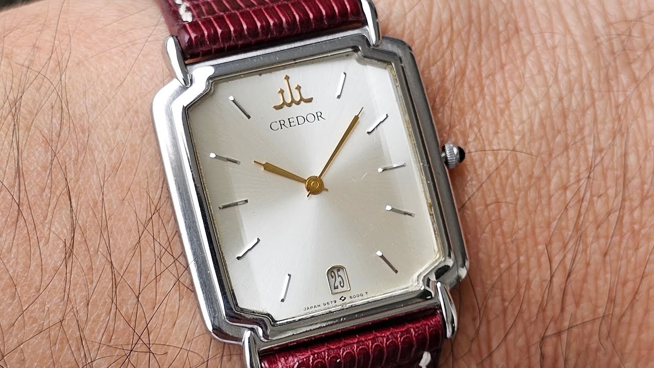 Credor tank kính cắt kim cương fullbox siêu đẹp