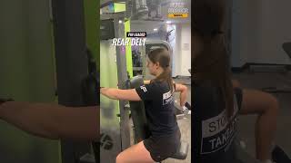 How to: PROPERLY Use The Pin Loaded Rear Delt #gym #shorts #fitness #mondayfunday #vitruvianhealth