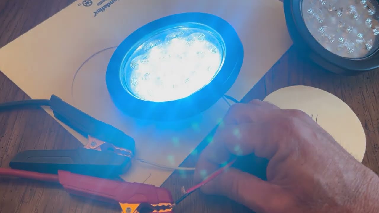 How to install Amazon recessed grommet 4" led work lights