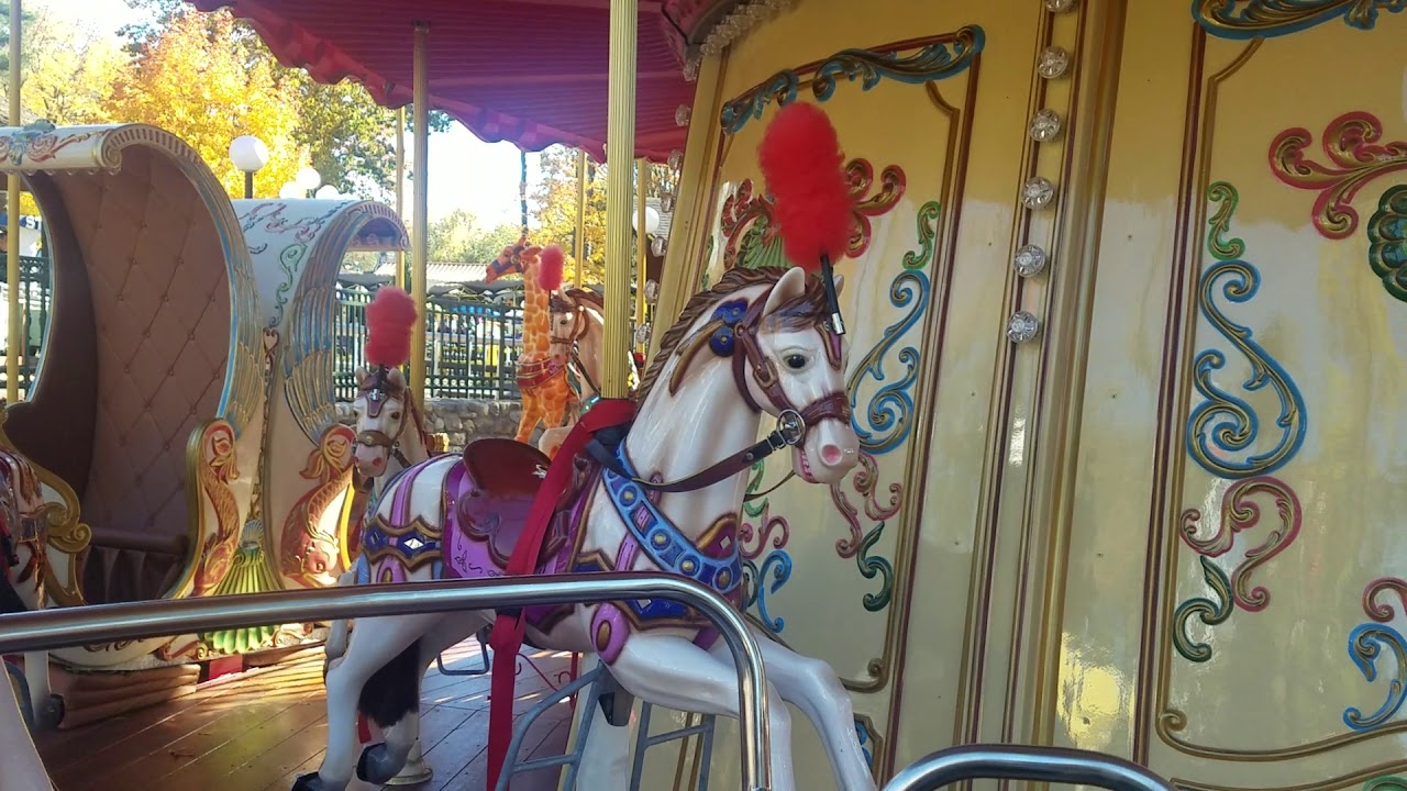 P.O.V In Canobie Lake Park Double Decker Venetian Carousel