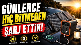 Sadece Güneşle Günlerce Enerji Ürettik!