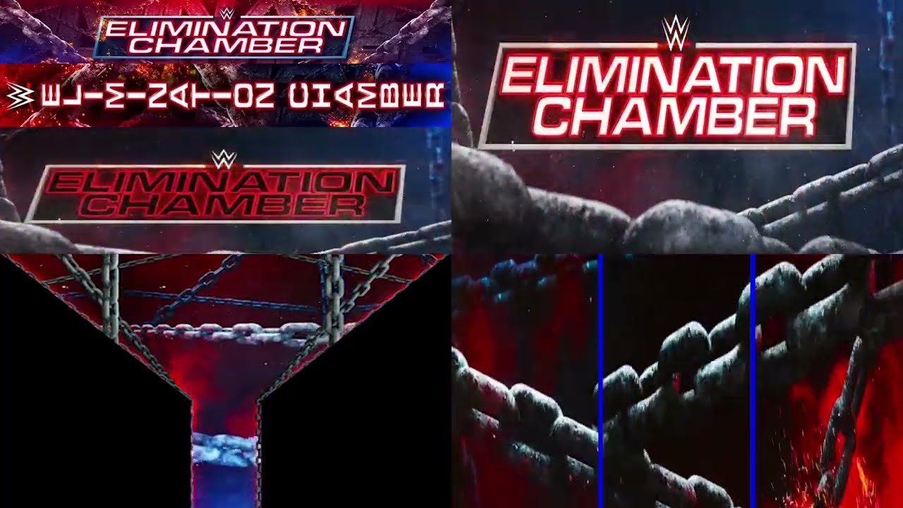 WWE Elimination Chamber Graphics Pack 2021 - 2022