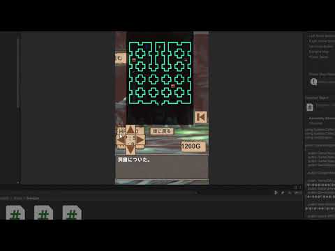 【Unity】RPG制作 16 マップ上のプレイヤー移動