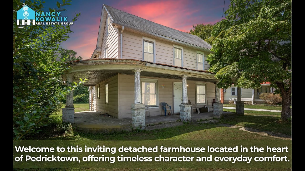 Welcome to this inviting detached farmhouse | 110 N Railroad Ave, Pedricktown, NJ