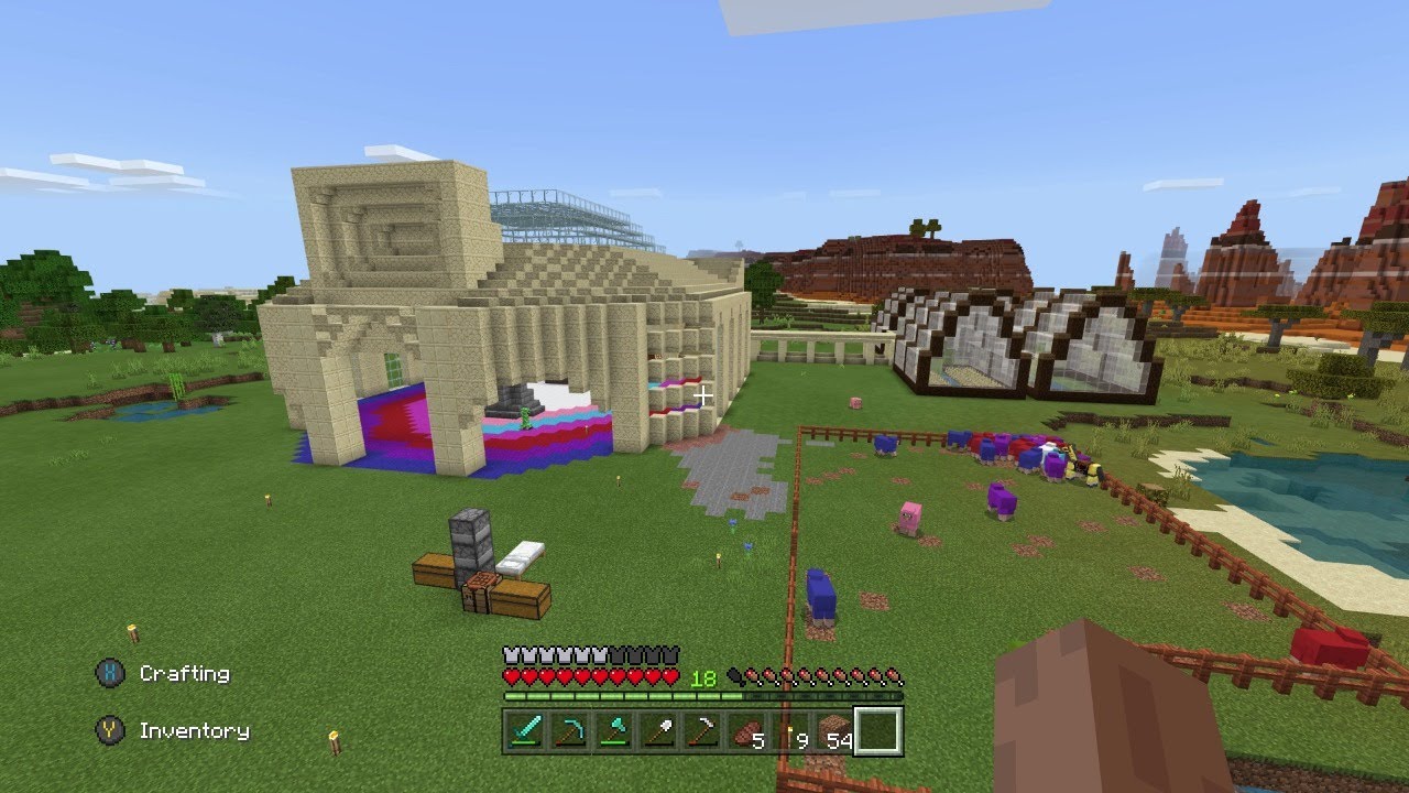 Minecraft Lets play Survival- Building My World... - YouTube