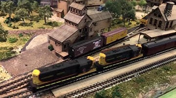 Z Scale Monroe WA Train Show TableTop Layout 2/2018