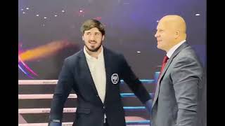 Fedor Spars With A Friend In A Suit