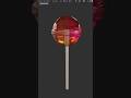 Easy candy shader in blender #b3d #blender #blender3d #candy #shader #procedural